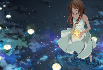 ​望月空满天星